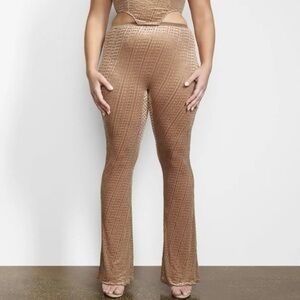 SKIMS Velvet Flared Legging in Chai